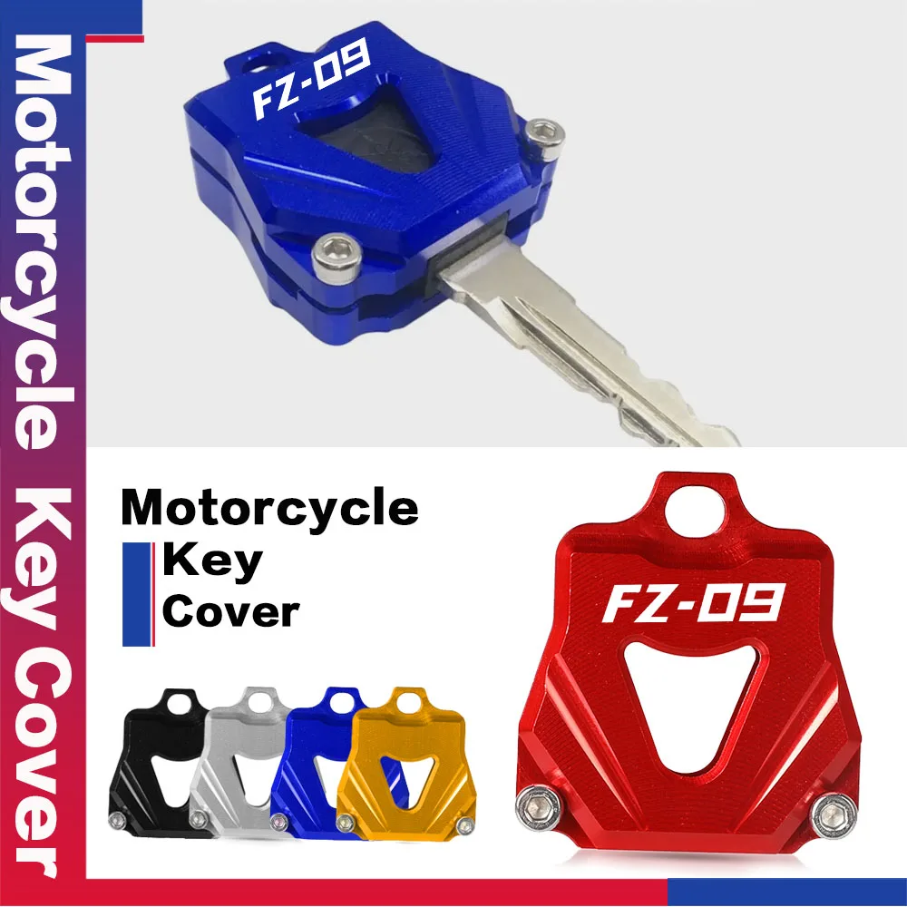 

Motorcycle Aluminium Parts Keychain Key Ring Keys Cover Protector key Case Shell For Yamaha FZ09 FZ 09 FZ-09 2014 2015 2016 2017