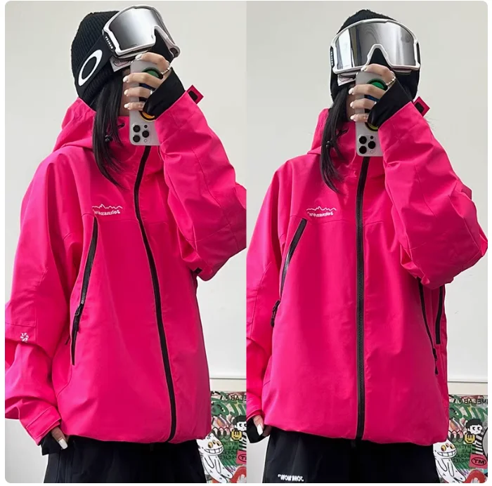 John Snow snowboard ski jacket for women and men, waterproof, windproof, and professional warm ski jacket for keeping warm