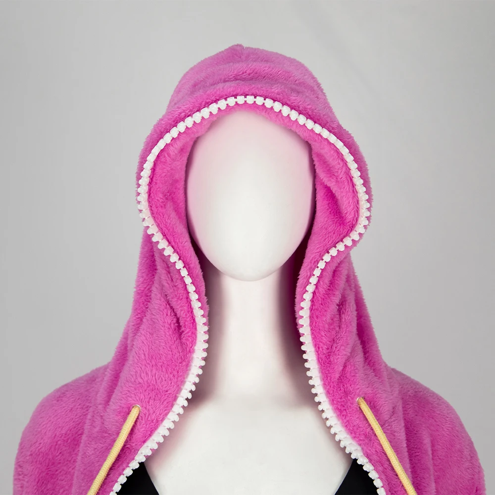 Manluyunxiao Street Fighter 6 Juri Pink Pajama Version Cosplay Costume Full Set Custom Size Halloween Christmas Comic Con - view 5