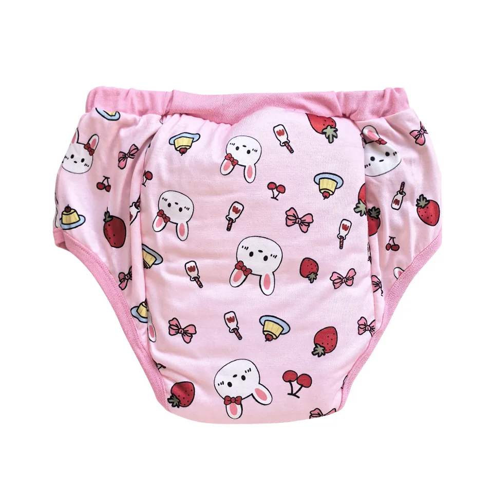 ABDL الكرتون نمط الكبار الطفل كليب القطن حفاضات السراويل قابل للغسل القطن الخالص للماء حفاضات القطن الكبار حفاضات القطن السراويل #2