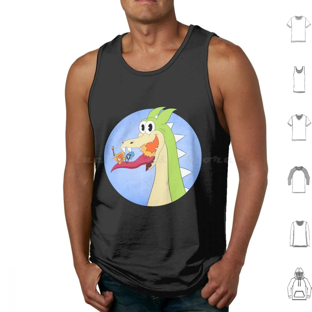 

Grim Matchstick Tank Tops Print Cotton Cuphead Retro Mugman Gaming Cuphead And Mugman Cartoon Cute Video Games Cuphead