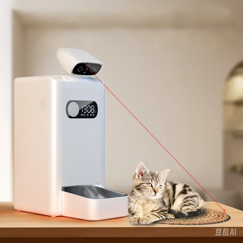 

OEM Ai 400W Pixel Smart Automatic Cat Food Dispenser Eco-Friendly Pet Bowls & Feeders with Smart Features