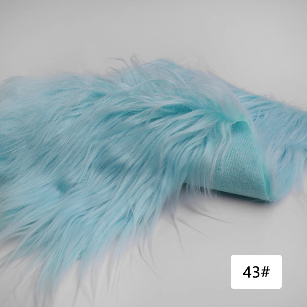 8cm Pile Length Imitation Fur Fabric Diy Cosplay Clothing Hairy Fur Fabric Bundle Long Hair Plush Fabrics By Meters Liquidations image 3