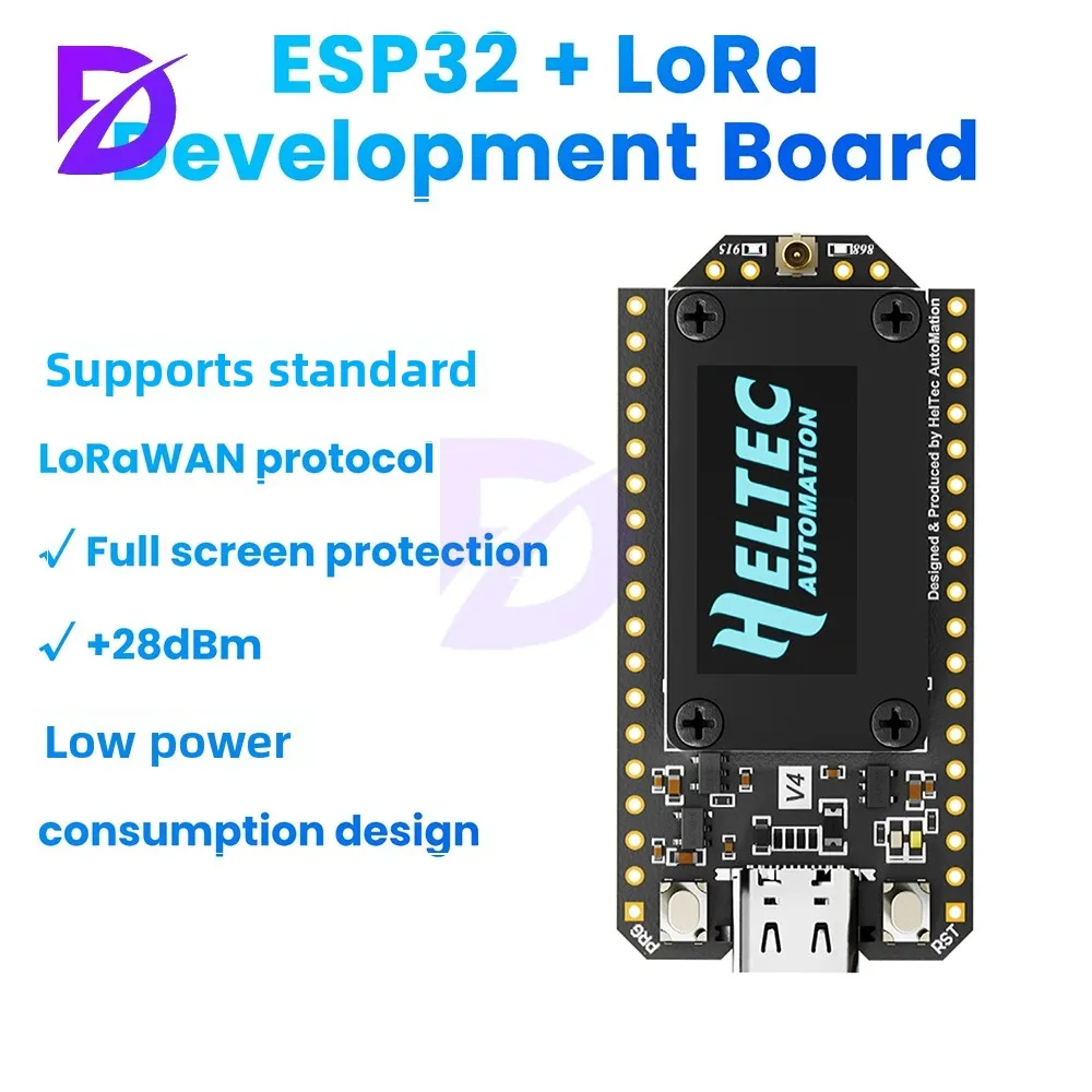 WIFI Lora32 V4 Esp32 BT Wifi Development Board 0.96-inch OLED Screen ESP32-S3R2 Low-power IoT Development Board Type C Interface