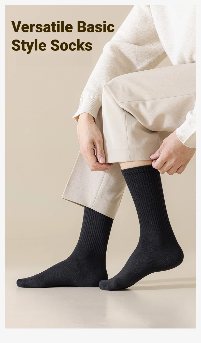 5 Paar einfarbige Damensocken, schlicht, vielseitig, modisch, geruchsabweisend, atmungsaktiv, weich, bequem, für Freizeit, Sport und den täglichen Gebrauch. – Detail 2