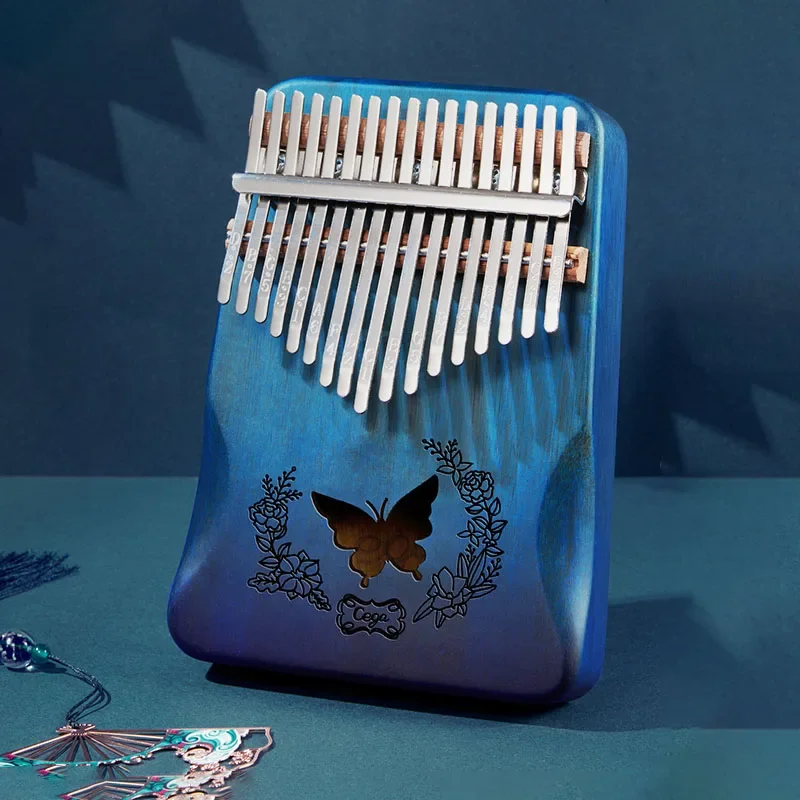 

Kalimba Thumb Piano 17-tone Childrens Professional Five-finger Piano Finger 21-tone Metal Musical Instrument Girl Children Piano