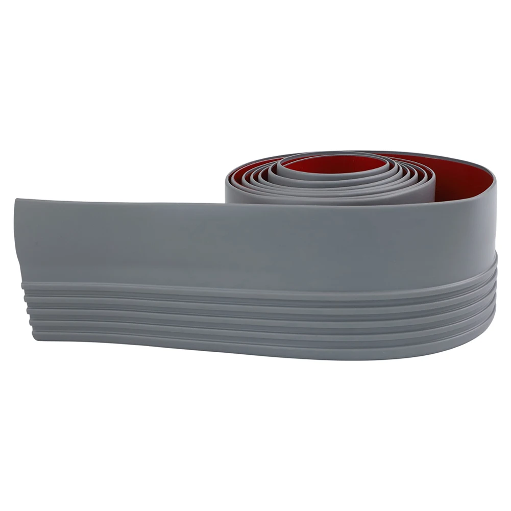 3 3FT Stair Nose Molding Trim Non Slip Stair Edge Protector Waterproof Vinyl Rubber with Easy Self Installation