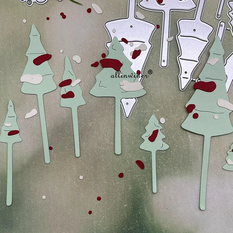 

New Christmas tree decoration Metal Cutting Dies for DIY Scrapbooking Album Paper Cards Decorative Crafts Embossing Die Cuts