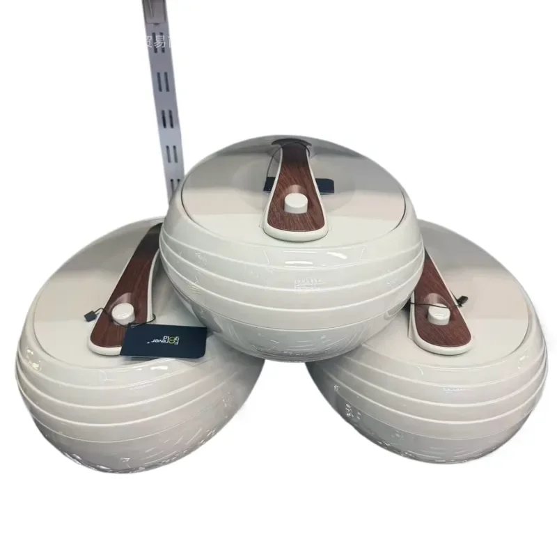 WARMER 3PCS high-grade thermal insulation box thermal insulation lunch box 4L-5L-6L food thermal insulation foreign