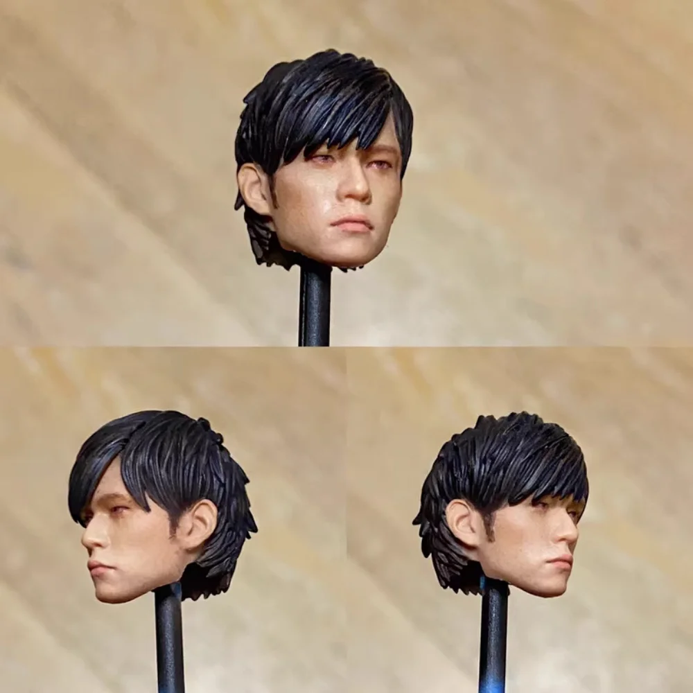 【30days Made】1/12 Scale Male Soldier Mandarin Pop Singer Zhou Painted Unpainted Head Sculpt For 6''Action Figure Model Fit Shf