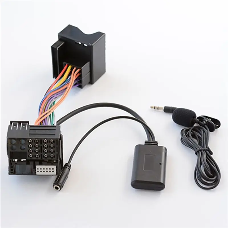 A67K-Car AUX Adapter Cable Bluetooth +MIC Fit For 307 308 407 RD4 Radio CD