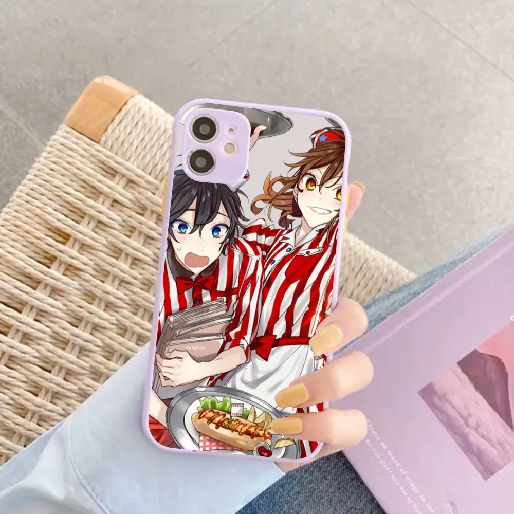 Anime Horimiya Phone Case for iPhone 14 11 12 13 Mini Pro Max 8 7 Plus X XR XS MAX Translucent Matte Cover