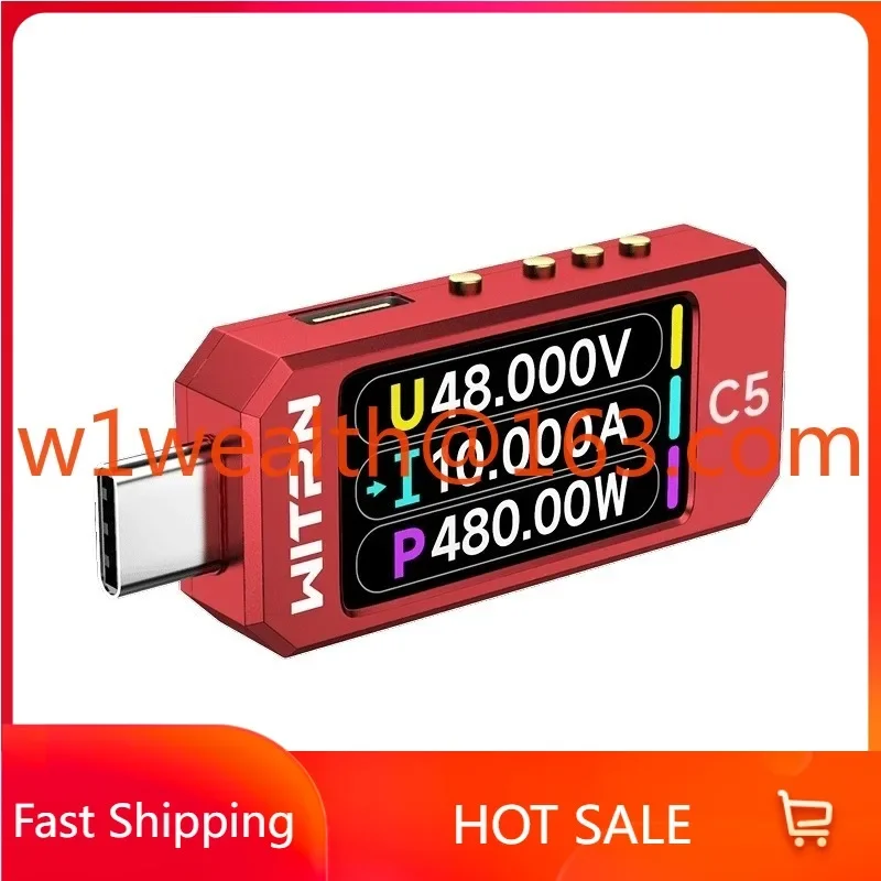 C5 detector type-c voltage ammeter tester PD3.1 EPR aging activation