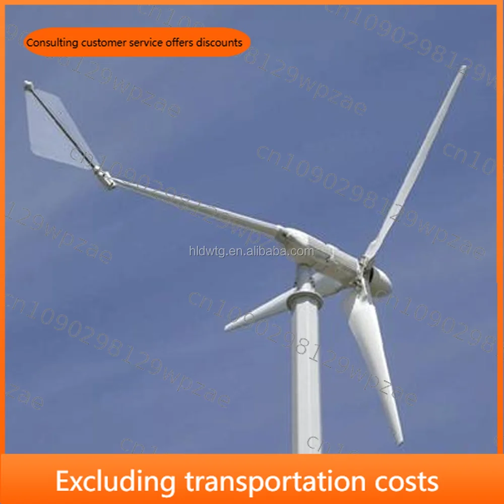 Residential Micro Wind Turbine Generator 1kw with 24v off Grid System Kit