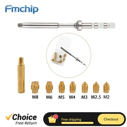 TS Heat Insert Nut Iron Tip 3D Implanted Hot Melt Brass Nut Pressure Head M2-M8 Brass kit for TS100/TS101/PINE64 Soldering Iron
