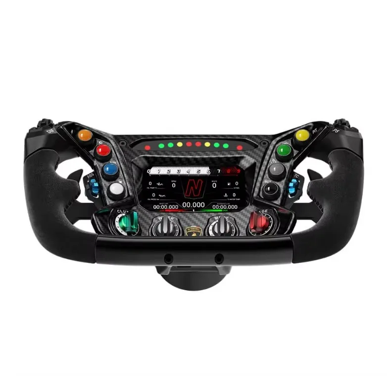 MOZA Automobili Lamborghini Squadra Corse Essenza SCV12 Sim-Racing Steering Wheel 4.3-inch screen Fully customizable UI system