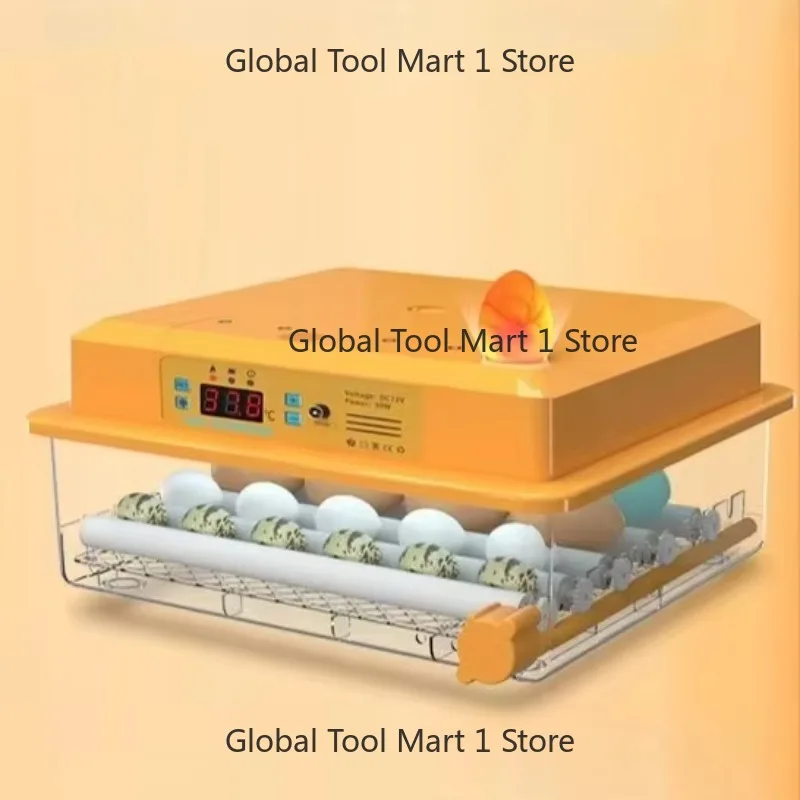 

Fully Automatic Dual Power Supply 36 Eggs Inc-ubator Cheap Small Egg Incub-ator Chicken Egg In-cubator 220V/110V