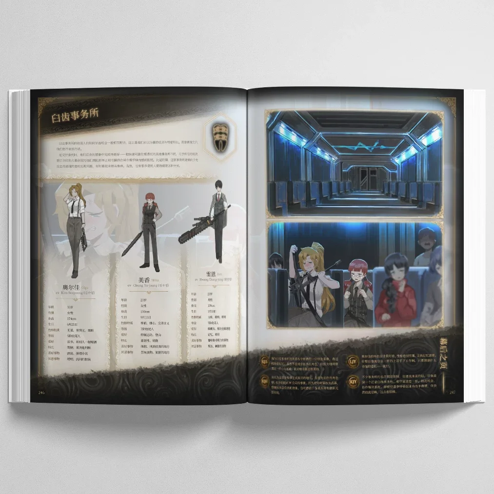 Library of Ruina Project Moon Game Setting Illustration Collection Art Book Chinese Artwork Game Gift Badge Merchandise