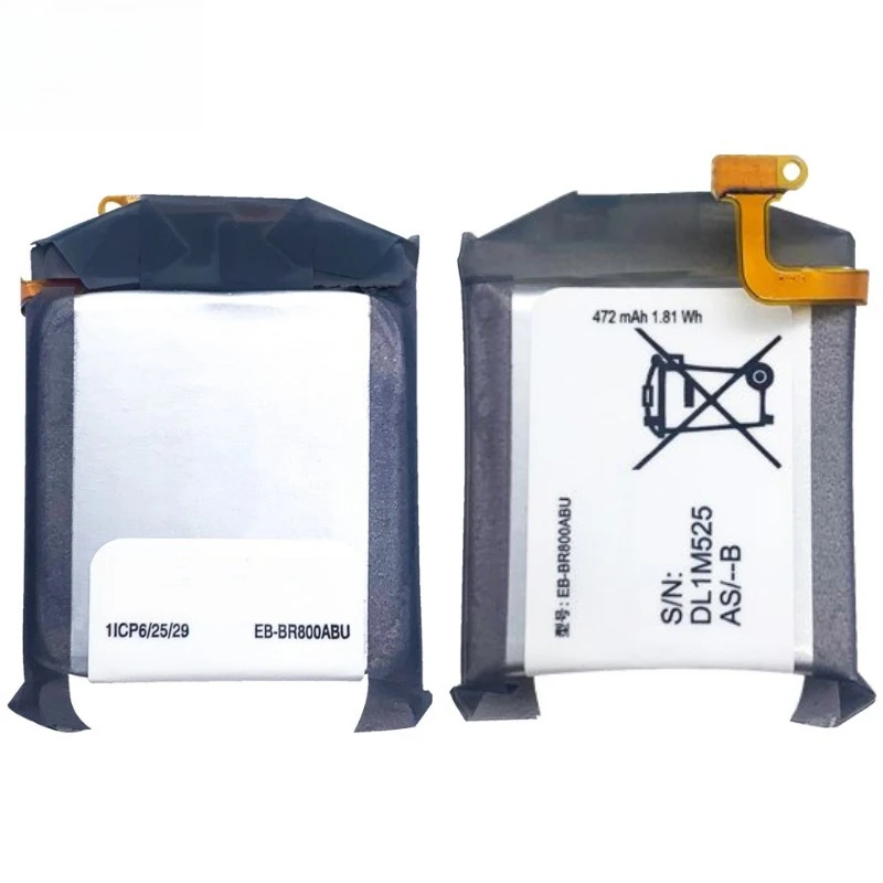 High Quality 3.8V 472mAh EB-BR800ABU Battery For Samsung Gear S4 SM-R805 SM-R800 SM-R810 Smart Watch Brand-New, 0 Cycles