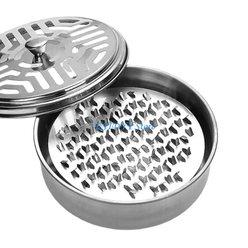 G6DE Coil Incenses Burners Mosquitoes Coil Holder Compacts Coil Incenses Mosquitoes Spirals Holder Box Incenses Holder