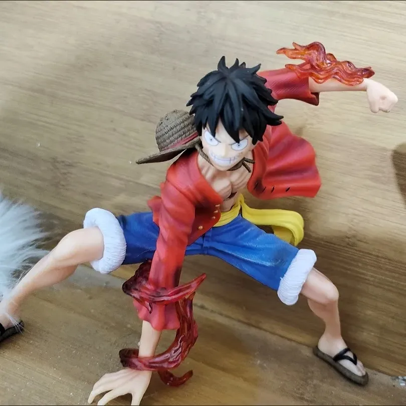 15cm One Piece Luffy Figures Monkey D. Luffy Battle Style Action Figures PVC Anime Collection Model Toys Birthday Ornamen Gifts