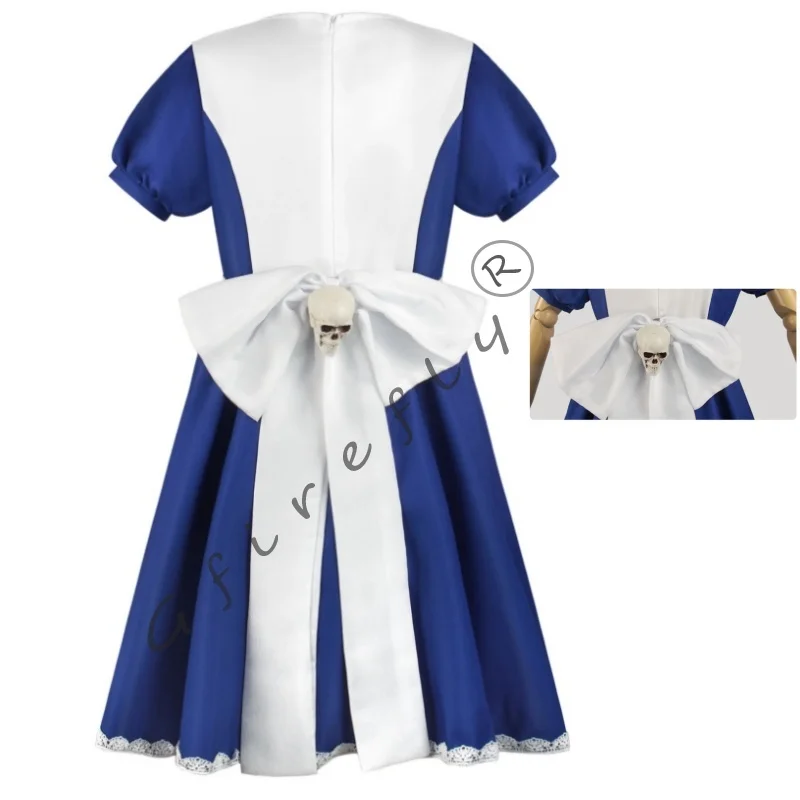 Game Alice Madness Returns Cosplay Costume Alice Maid Dress Uniform Adult Women Halloween anime Girls carnival dress up party