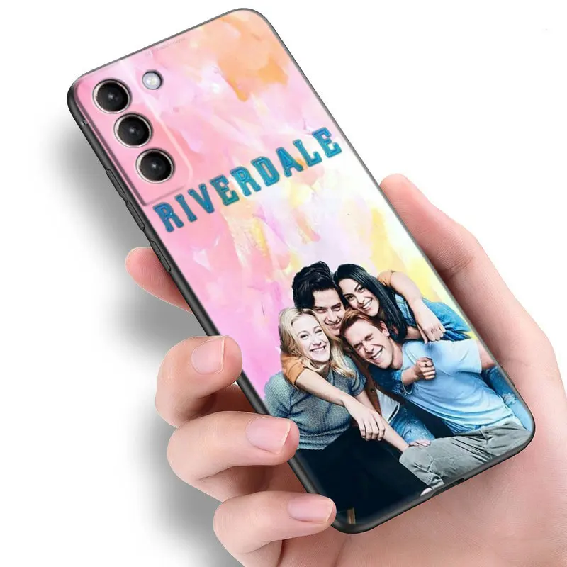 Riverdale Southside Serpents Black Case For Samsung S23 Ultra S22 S21 Plus S20 FE A13 A14 A23 A24 A25 A33 A34 A52S A53 A54 5G