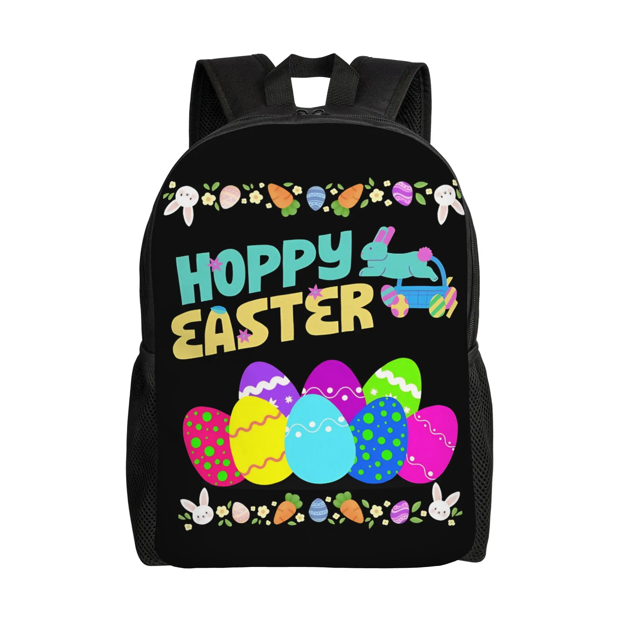 

Happy Easter Eggs Backpack for Men Women Cool Student Business Daypack Laptop Shoulder Bag Lightweight
