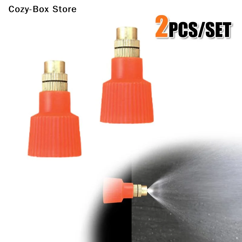 [ZY]2Pcs Adjustable Garden Sprayer Nozzles For Efficient Watering Sprays Bottle Caps Connector Accessories[ZY]