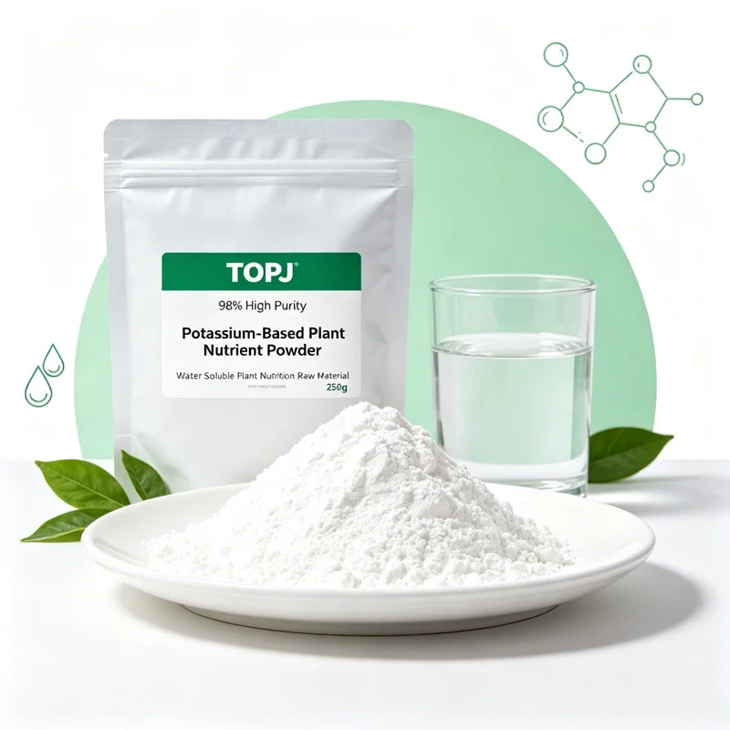 100/250/500g High Purity Potassium-Based Plant Nutrient Powder TOPJ 98% IBA-K Water Soluble Plant Nutrition Raw Material