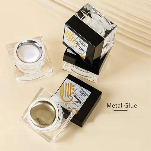 Imagen 2 del producto Nuevo Esmalte de uñas en Gel con pintura metálica, esmalte de uñas en Gel para remojar, dibujo de flores, Gel UV con brillo de espejo dorado y plateado, 5ml