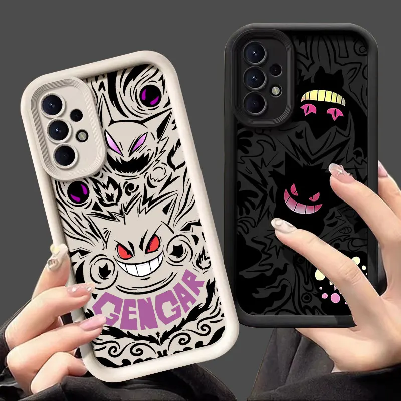 

Gengar Ghost Pokemon Case For Samsung Galaxy A55 5G A54 A35 A53 A52 A34 A12 A13 A14 A15 A16 A21S A25 A32 A33 Silicon Phone Cover