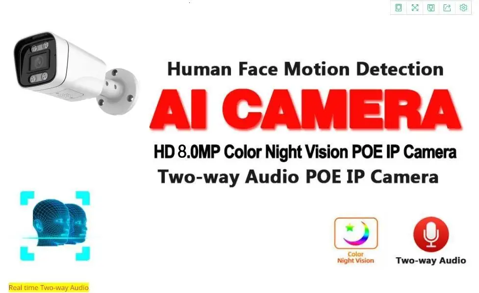 CCTV Camera System 4K 16CH POE Home Security CCTV Camera Kit With 4K NVR And 16PCS 8MP IP Camera And Cables