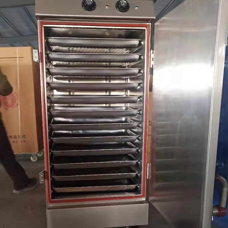 

Commercial Free Customizable Tray Commercial Gas Electric 12/24/36 Layer Rice Steamer Cabinet With Fast Shipping