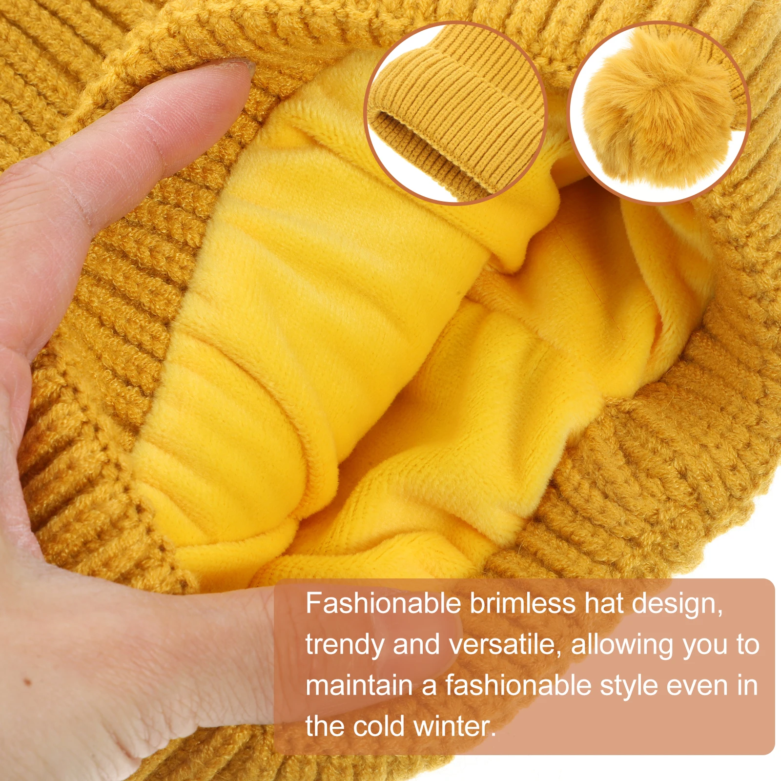 

Touch Screen Gloves Scarf Hat Set for Women Winter Warm Riding Accessories Soft Material Long Lasting Outdoor Shopping Riding
