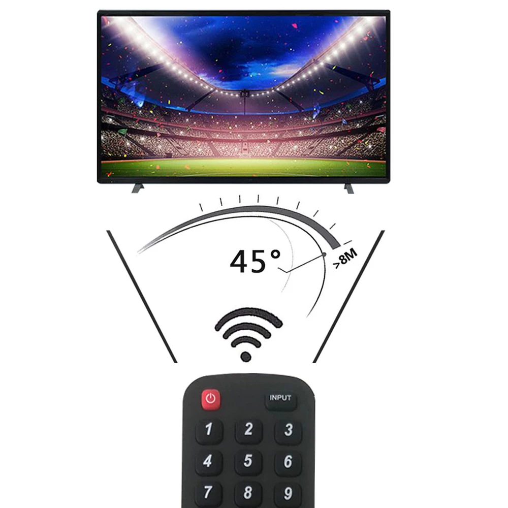 EN2A27S Remote Control for Sharp Smart TV 55H6B 50H7GB 50H6B N6200U LC-40N5000U LC-43N5000U LC-50N5000U LC-50N6000U LC-50N7000U view 4