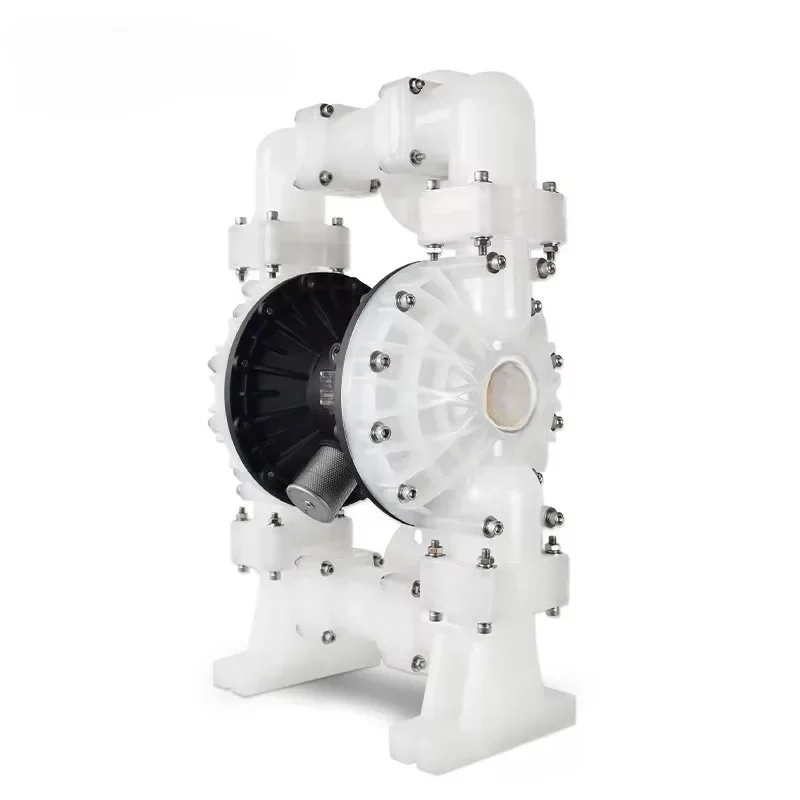 QBY3‑100S 4‑Inch PP Pneumatic Diaphragm Pump Corrosion‑Resistant Air Operated Pump For Sea Water Acid Liquid Industrial Transfer