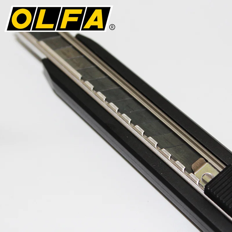 OLFA LTD-04 القاطع سلسلة محدودة 9 مللي متر فائدة سكين غرامة الحرفية خلفية قطع الحرفية أداة الذاتي قفل المستمر سكين