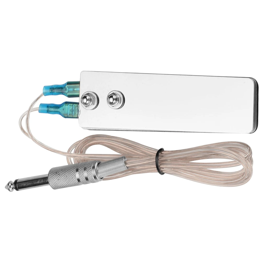 

Rectangle Foot Pedal for Tattoo Machine Stainless Steel Non-Slip Design Smooth Control Footswitch Long Cable Copper Wire Inside