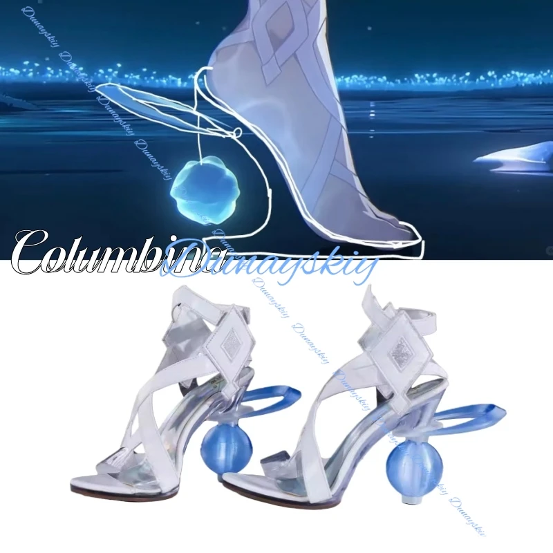 

Genshin Imapct Columbina Cosplay Shoes Columbina Custom Made High Heeled 2Style Shoes Comicon Role Play Hallowmas Party Adult