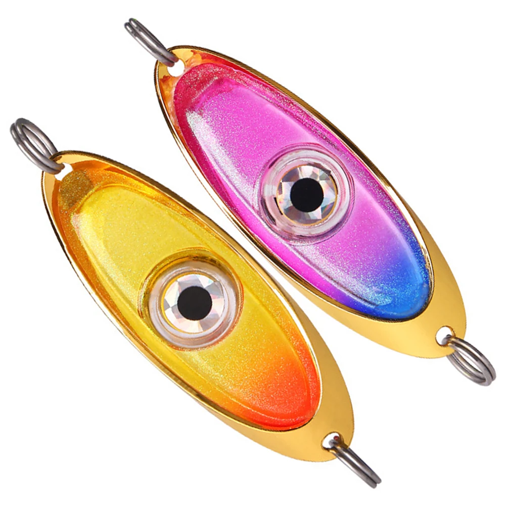 LED Fishing Lure Light Rotatable Fishing Lure Trap Light Waterproof Underwater Eye Shape Fishing Lure Light for Attracting Fish