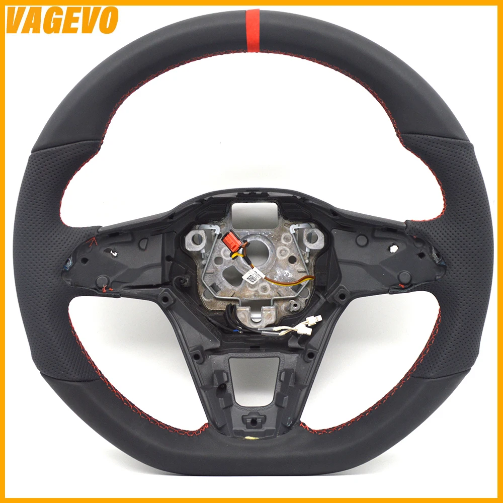 Suitable for Golf 8 MK8 LCD steering wheel, leather material multifunctional steering wheel with heating, customized