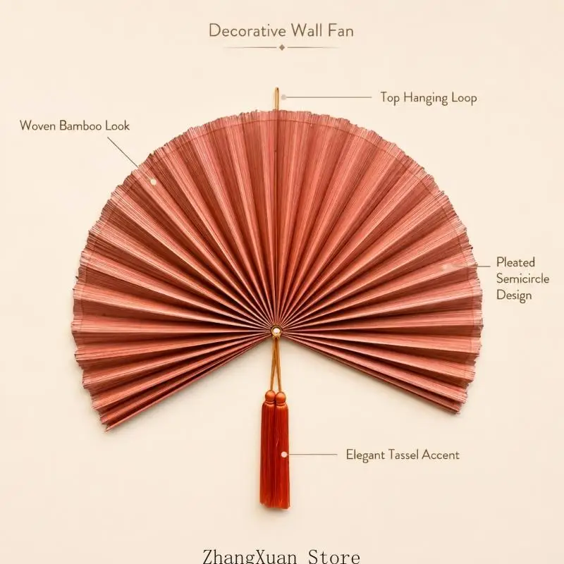 Dekorativer hängender Wandventilator für Wohnzimmereingang und Arbeitszimmerwandkunst 3XUF – Detail 8