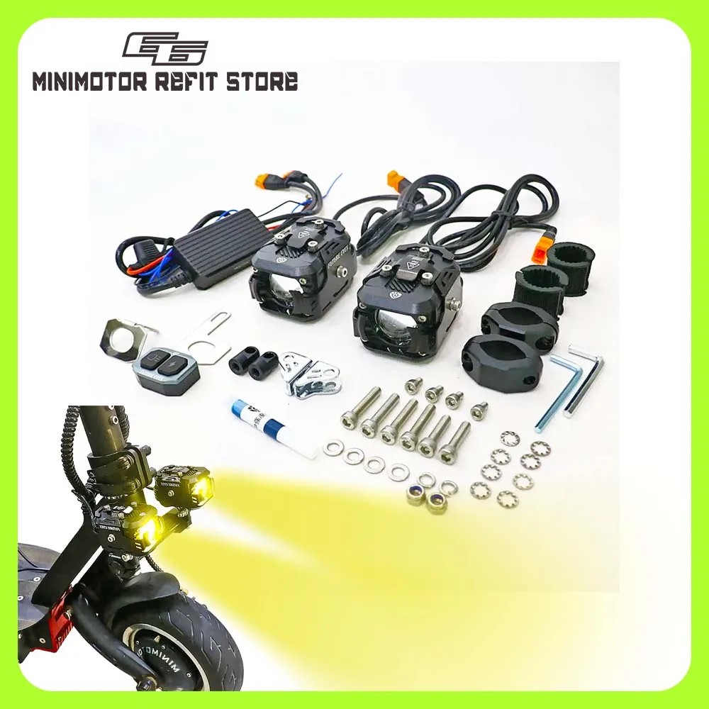 Luxury Headlight for Electric Scooter, Dualtaron Storm Achilleus THUNDER2 Victor, High and Low Beam, Spotlight Accessories