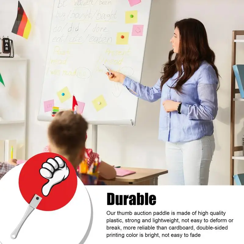 Bid Paddles Yes Paddle Handheld 10pcs Teacher Classroom Event And Teacher Student Interaction Signs For Classroom Voting