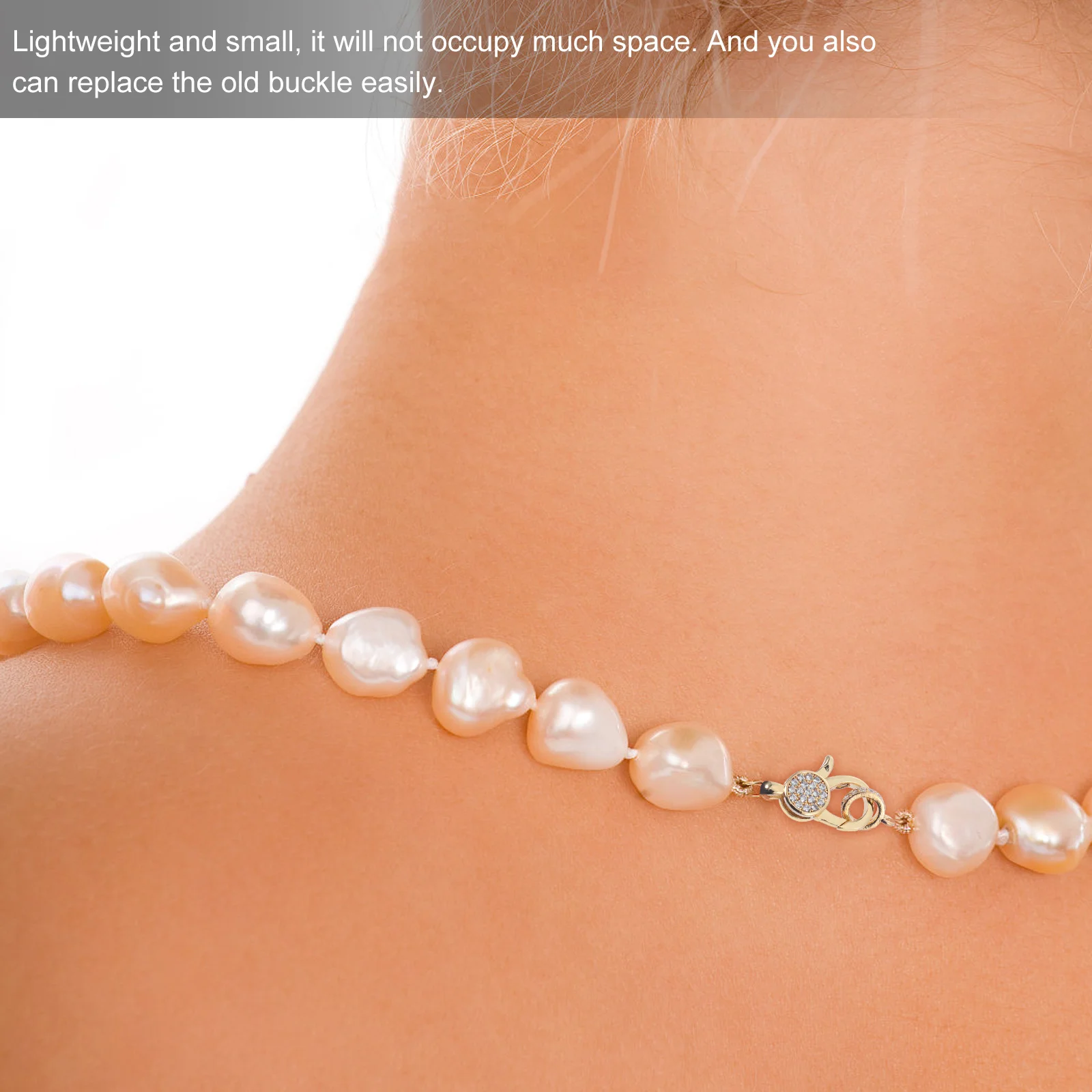 

2Pcs Space Saving Connected Lobster Clasp Tool for DIY Bracelets Necklaces Jewelry Projects Lobster Claw Clasp