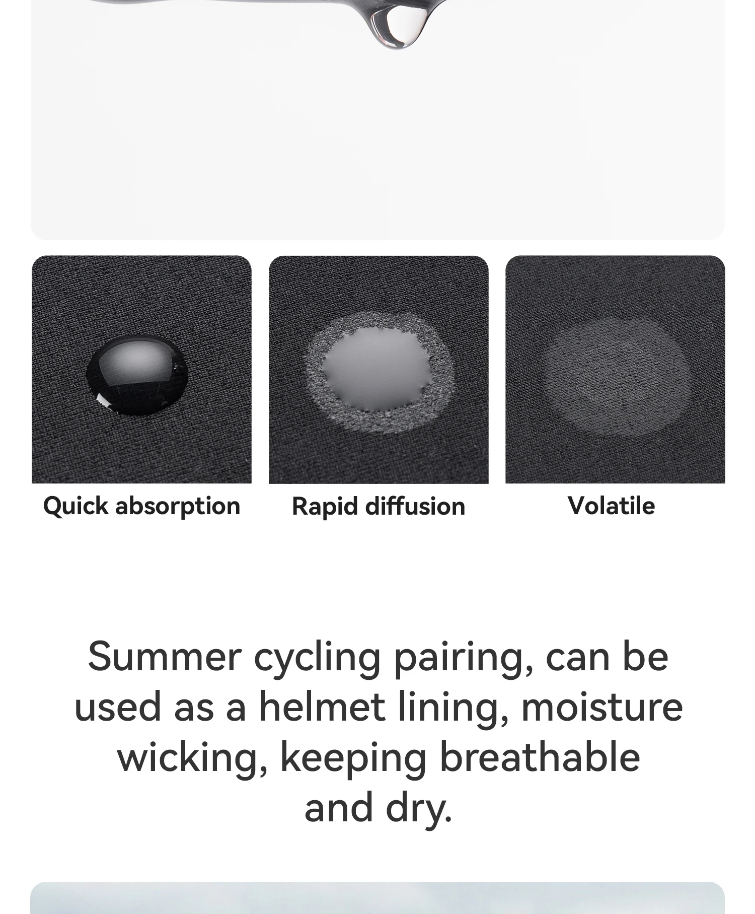 Cooling fabric texture