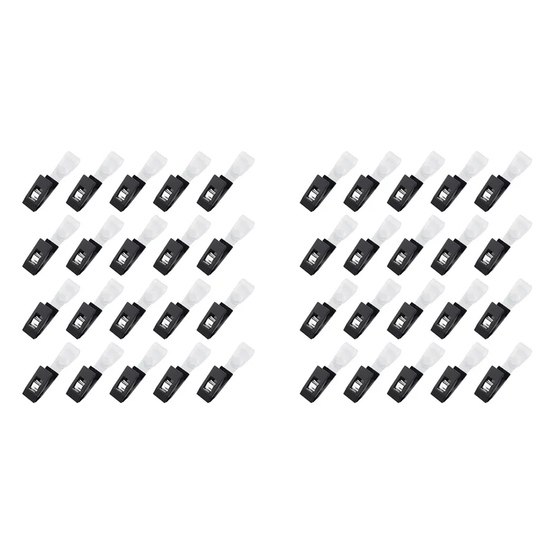 ABUL-40PCS Clips para bandera de jardín, tapones para bandera de jardín, Clip antiviento para bandera pequeña, Clips para asta de bandera de patio de césped, soporte para postes de bandera de jardín