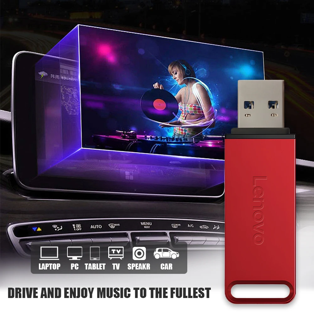 Lenovo 16TB USB 3.0 Pen Drive 8TB 4TB High Speed Transfer Metal Portable SSD Pendrive Cle U Disk Flash Drive Memoria USB Stick