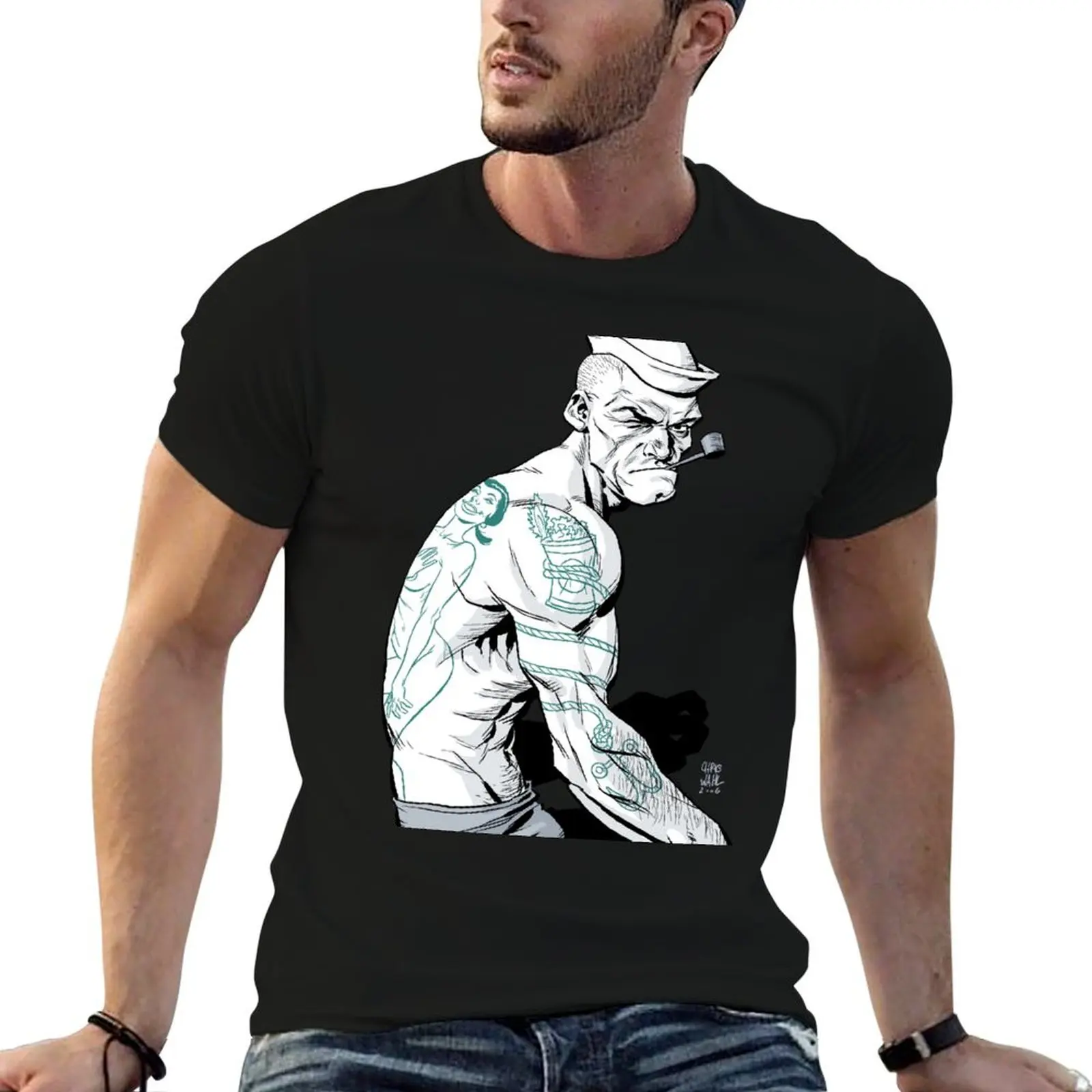 

Popeyed T-Shirt t shirts for man pack cotton t shirt for man t shirts for man cotton T-Shirt